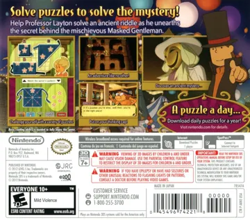 Professor Layton and the Miracle Mask (v01)(USA) box cover back